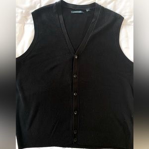 Perry Ellis Men’s Button Down V-Neck Sweater Vest Big & Tall Size 2XLT